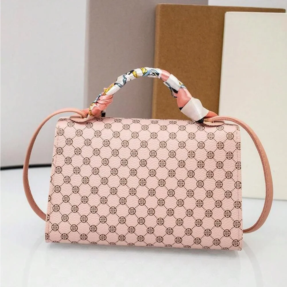⚠️Clearance Silk Scarf Handle Crossbody Bag - Picture 3 of 6